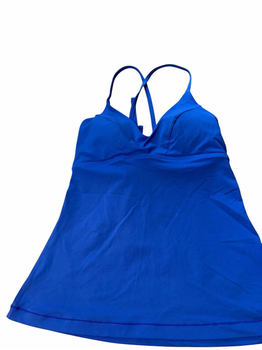 Athleta A-C Size Small Triangle Tankini Blue - Picture 4 of 7